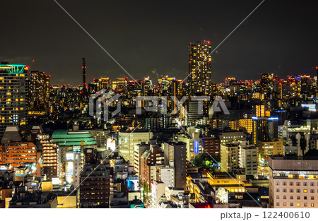 Shinjuku street in Kabuchiko, Tokyo, Japan 122400610