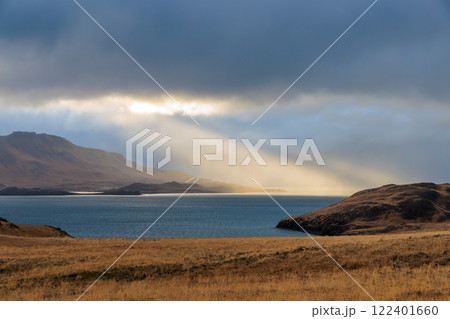 Autumnal landscape at Beached whalers Hvalfjordur on the west coast of Iceland Autumnal landscape at Beached whalers Hvalfjordur on the west coast of Iceland 122401660