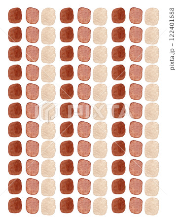 Pattern with watercolor spots. Mosaic watercolor background with paint strokes for your design 122401688