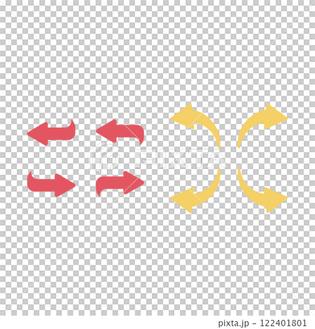 曲線 矢印 曲線 矢印 122401801