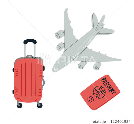 Minimalistic travel vector illustrations Minimalistic travel vector illustrations 122401924