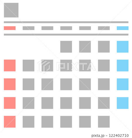 カレンダーのアイコン カレンダーのアイコン 122402710