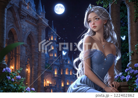 ドレスを着たプリンセス 122402862