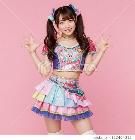 背景シンプル　アイドル 122404313