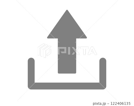 アップロードボタンのアイコン アップロードボタンのアイコン 122406135
