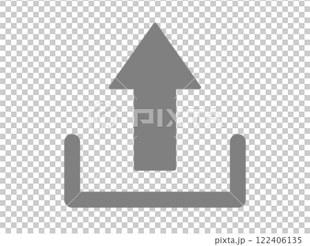 アップロードボタンのアイコン アップロードボタンのアイコン 122406135