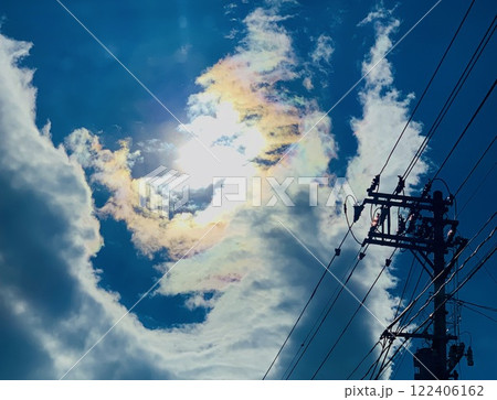 青空に化け猫か不死鳥の雲 青空に化け猫か不死鳥の雲 122406162
