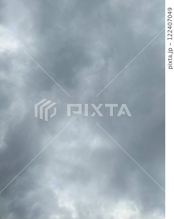 曇り空の風景素材 曇り空の風景素材 122407049