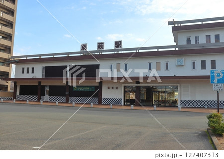 山陰本線の東萩駅(山口県萩市) 山陰本線の東萩駅(山口県萩市) 122407313