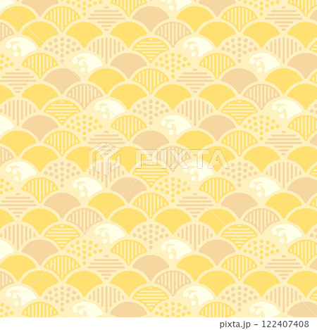 モダン青海波 122407408