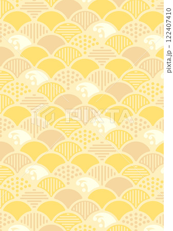 モダン青海波 122407410