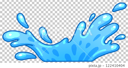 Cute Pygmy Hippo cartoon digital painting 122410404