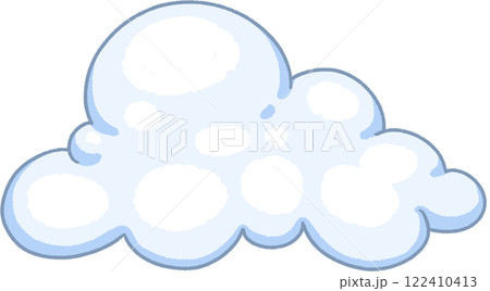 Cute Pygmy Hippo cartoon digital painting 122410413