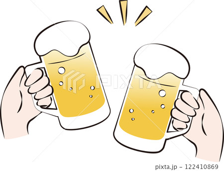 夏 ビール 生ビール 乾杯 ビジネス 人物 手描き お酒 ジョッキ 手 イラスト素材 夏 ビール 生ビール 乾杯 ビジネス 人物 手描き お酒 ジョッキ 手 イラスト素材 122410869