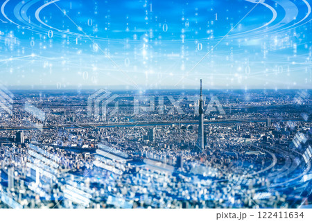 日本:東京空撮2025 122411634