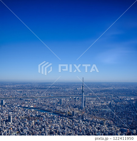 日本:東京空撮2025 122411950