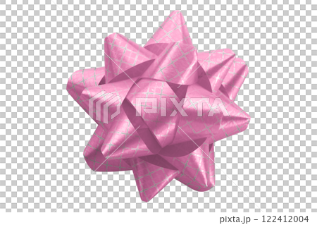 pink ribbon on isolated on transparent background. pink ribbon on isolated on transparent background. 122412004