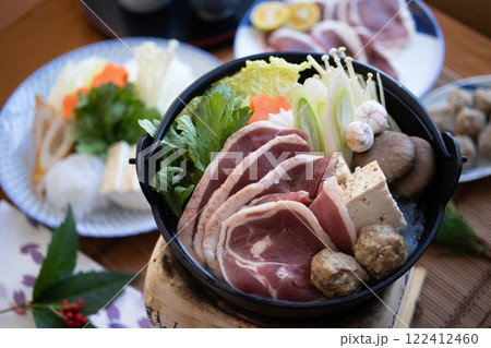 鴨鍋の準備 122412460