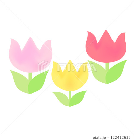 チューリップのイラスト 122412633