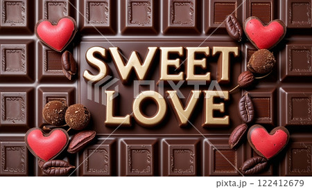 チョコレートで奏でる甘い愛 122412679