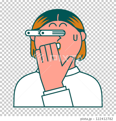 Illustration of an amazing woman 122412782