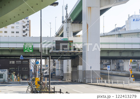 阪神高速1号環状線　信濃橋出入口 122413279