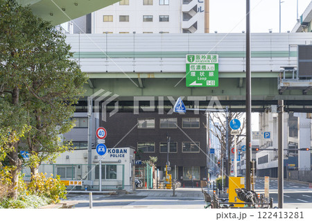 阪神高速1号環状線　信濃橋出入口 122413281