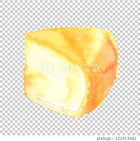 Watercolor illustration of cheese Watercolor illustration of cheese 122413482