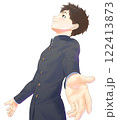 横顔の学生_①A案_キャラのみ、男子 122413873