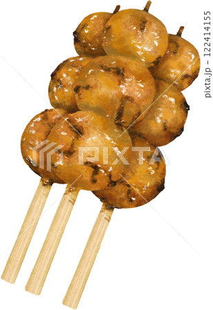 五平餅のイラスト素材 122414155