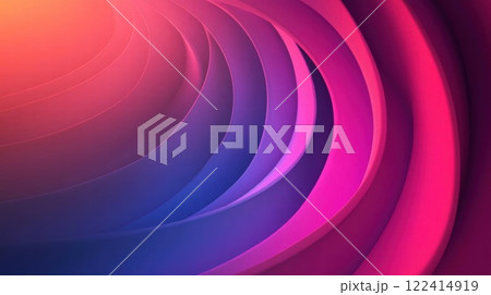 Abstract Swirling Gradient Background with Pink and Blue Tones 122414919