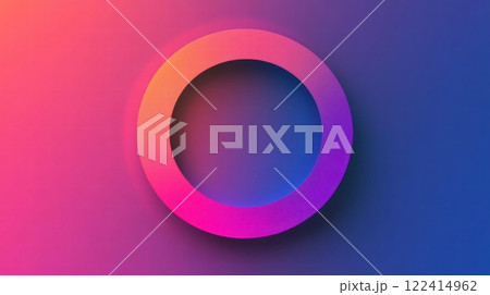 Abstract Ring on Gradient Backgroundのイラスト素材 [122414962] - PIXTA