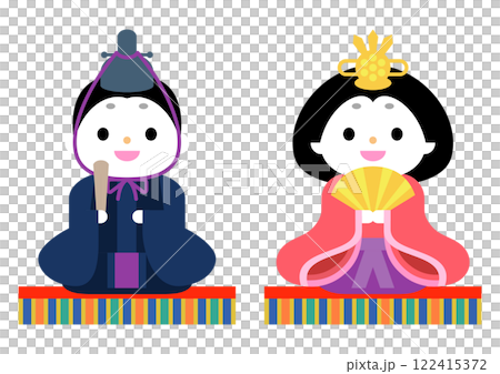 ひな人形 ひな人形 122415372