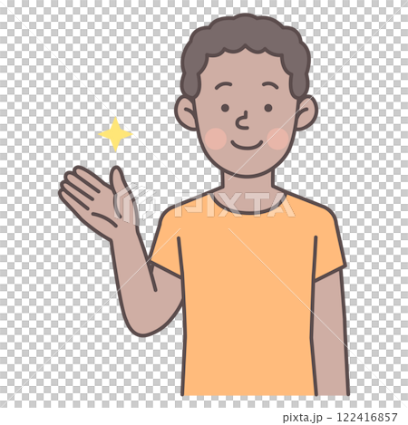 Guiding black man Guiding black man 122416857
