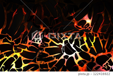 Lava cracks pattern 122416922