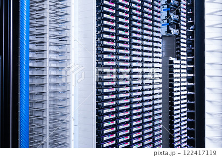 data cloud hardware with hard drives 122417119