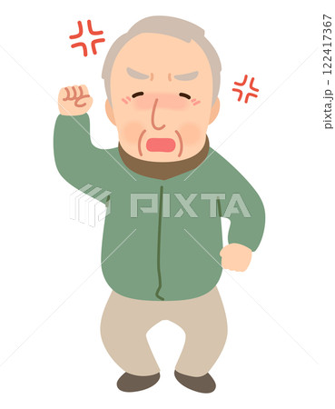 高齢男性 表情ポーズ シニア 高齢者 後期高齢者 高齢男性 表情ポーズ シニア 高齢者 後期高齢者 122417367