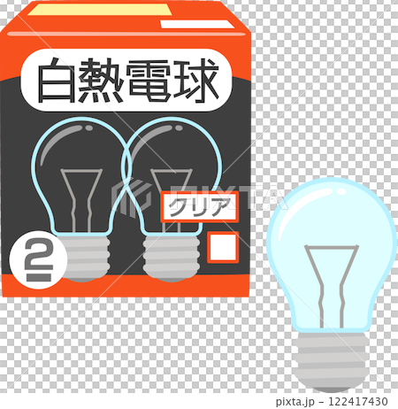 2 個透明白熾燈泡套裝 122417430