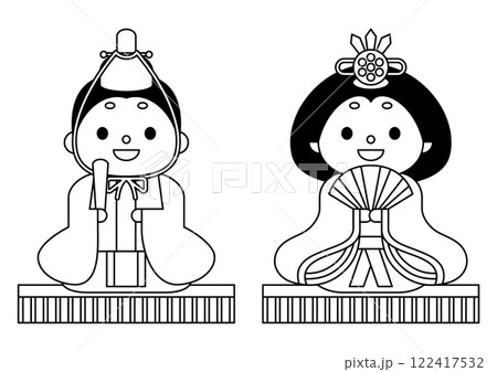 ひな人形 122417532