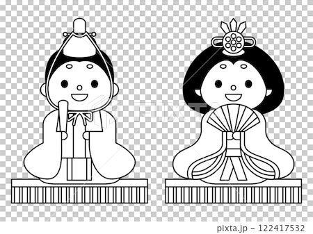 ひな人形 122417532