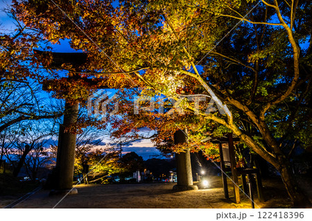 宝満宮竈門神社の紅葉ライトアップ【福岡県太宰府市】 122418396