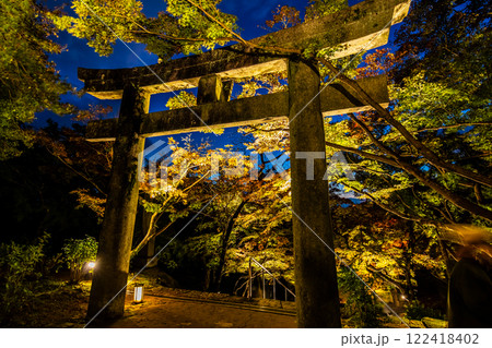 宝満宮竈門神社の紅葉ライトアップ【福岡県太宰府市】 宝満宮竈門神社の紅葉ライトアップ【福岡県太宰府市】 122418402