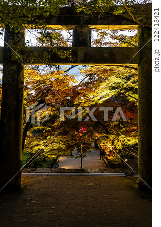 宝満宮竈門神社の紅葉ライトアップ【福岡県太宰府市】 122418421