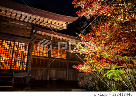 宝満宮竈門神社の紅葉ライトアップ【福岡県太宰府市】 宝満宮竈門神社の紅葉ライトアップ【福岡県太宰府市】 122418440