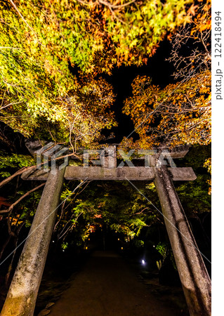 宝満宮竈門神社の紅葉ライトアップ【福岡県太宰府市】 122418494
