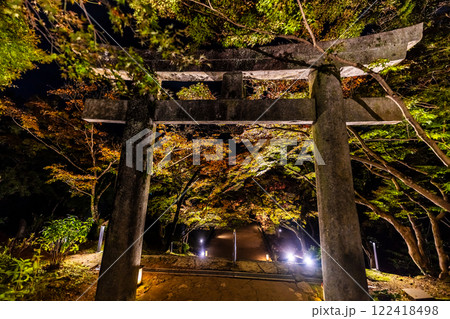 宝満宮竈門神社の紅葉ライトアップ【福岡県太宰府市】 122418498