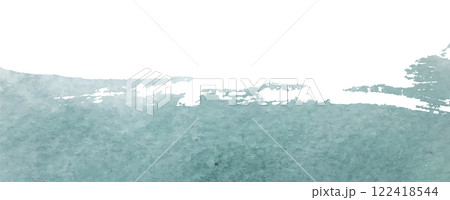 Hand drawn blue brushstroke element on white white background decorations in Chinese painting style. Art abstract landscape template design. Hand drawn blue brushstroke element on white white background decorations in Chinese painting style. Art abstract landscape template design. 122418544