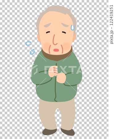 高齢男性 表情ポーズ シニア 高齢者 後期高齢者 高齢男性 表情ポーズ シニア 高齢者 後期高齢者 122419251