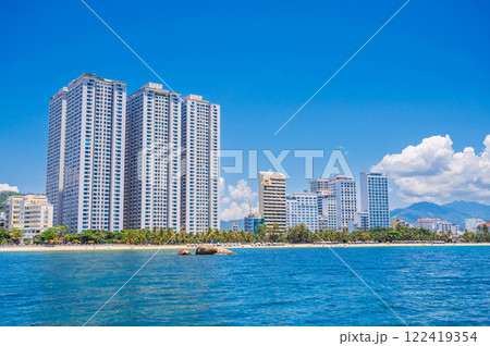 Nha Trang city skyline panoramic view in south Vietnam Nha Trang city skyline panoramic view in south Vietnam 122419354