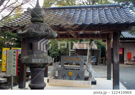 北九州市小倉南区 葛原八幡宮 【手水舎,灯篭】 122419969